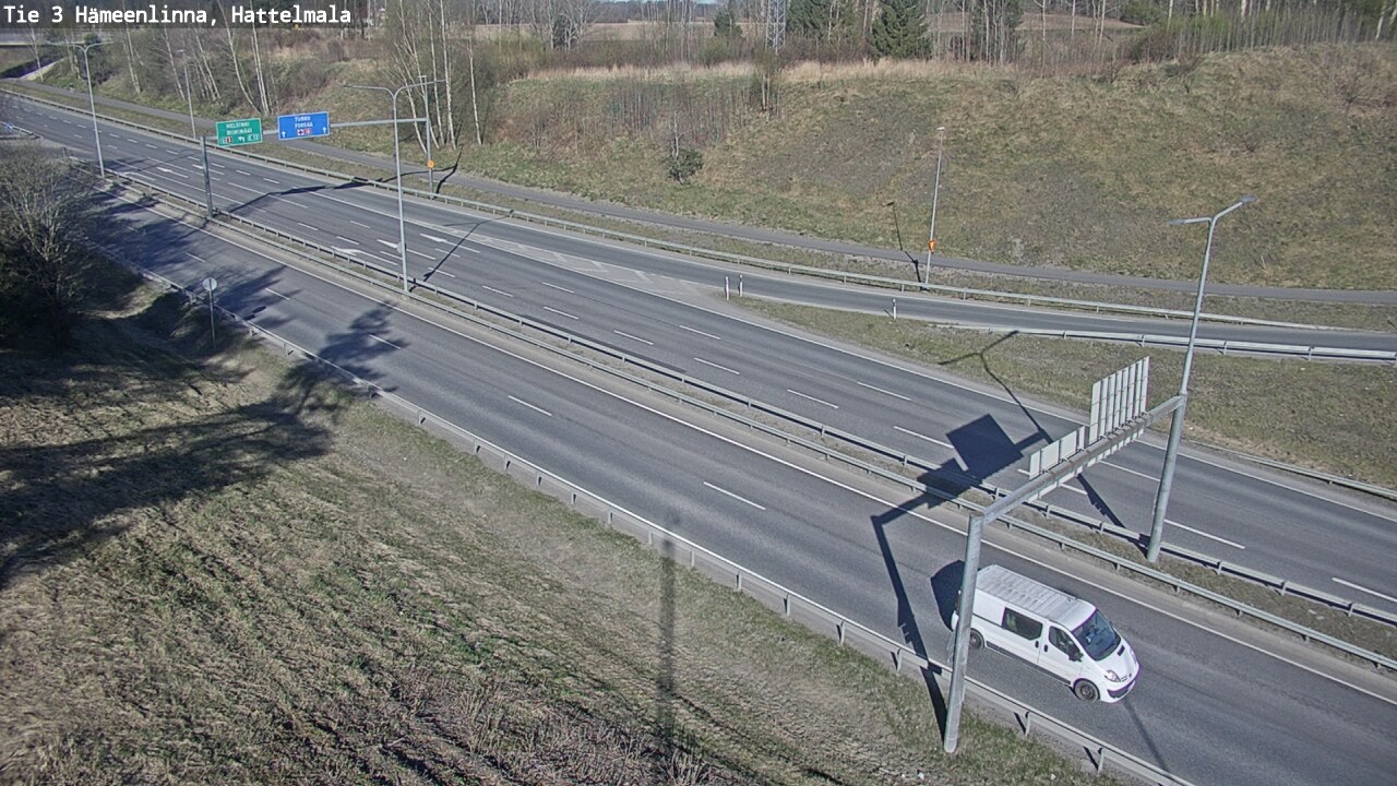 Kelikamerat Kuva Tie 3 Hämeenlinna, Hattelmala, Hämeenlinna, Kanta-Häme