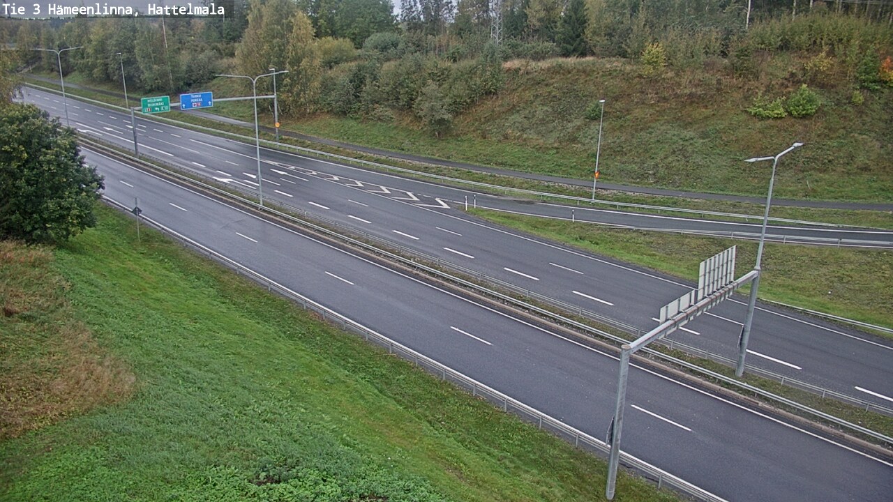 Weather Camera Image Road 3 Hämeenlinna, Hattelmala, Hämeenlinna, Kanta-Häme