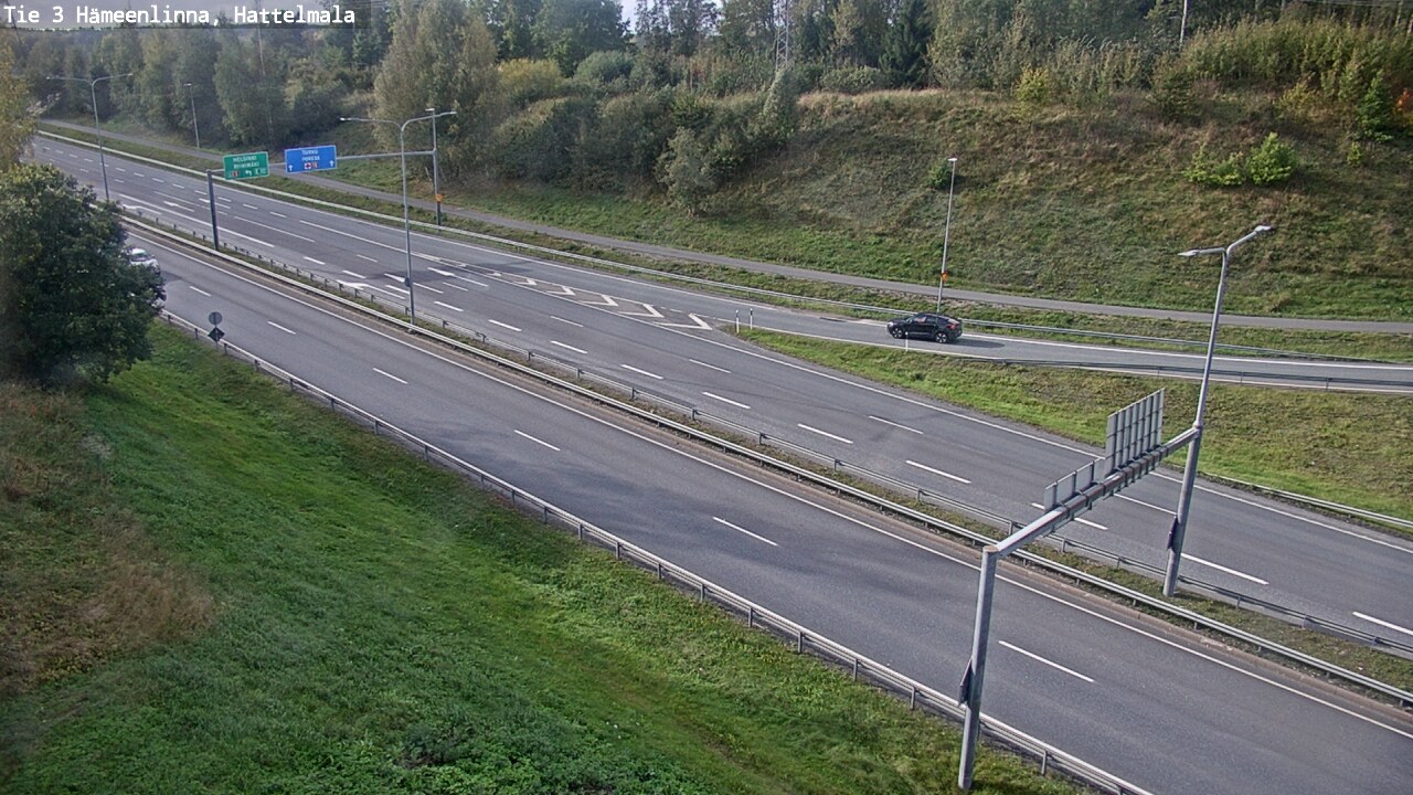 Weather Camera Image Road 3 Hämeenlinna, Hattelmala, Hämeenlinna, Kanta-Häme
