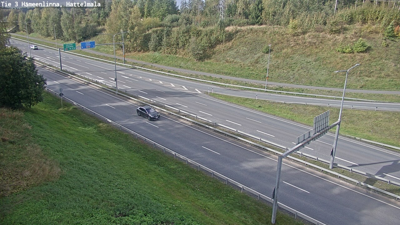 Weather Camera Image Road 3 Hämeenlinna, Hattelmala, Hämeenlinna, Kanta-Häme