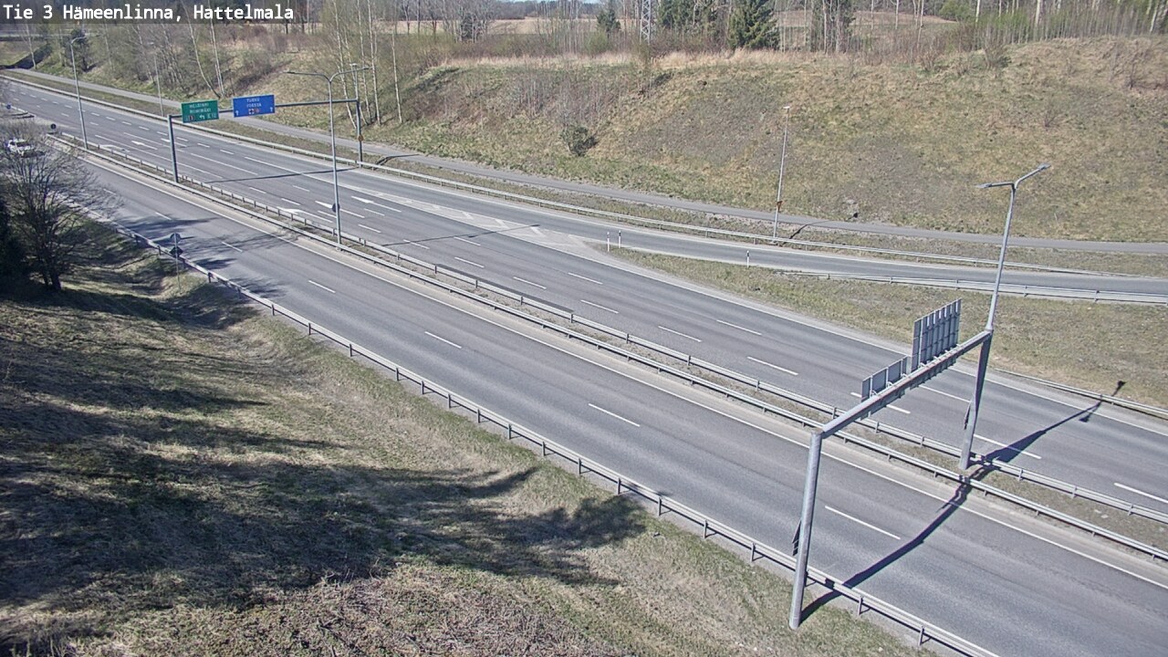 Kelikamerat Kuva Tie 3 Hämeenlinna, Hattelmala, Hämeenlinna, Kanta-Häme