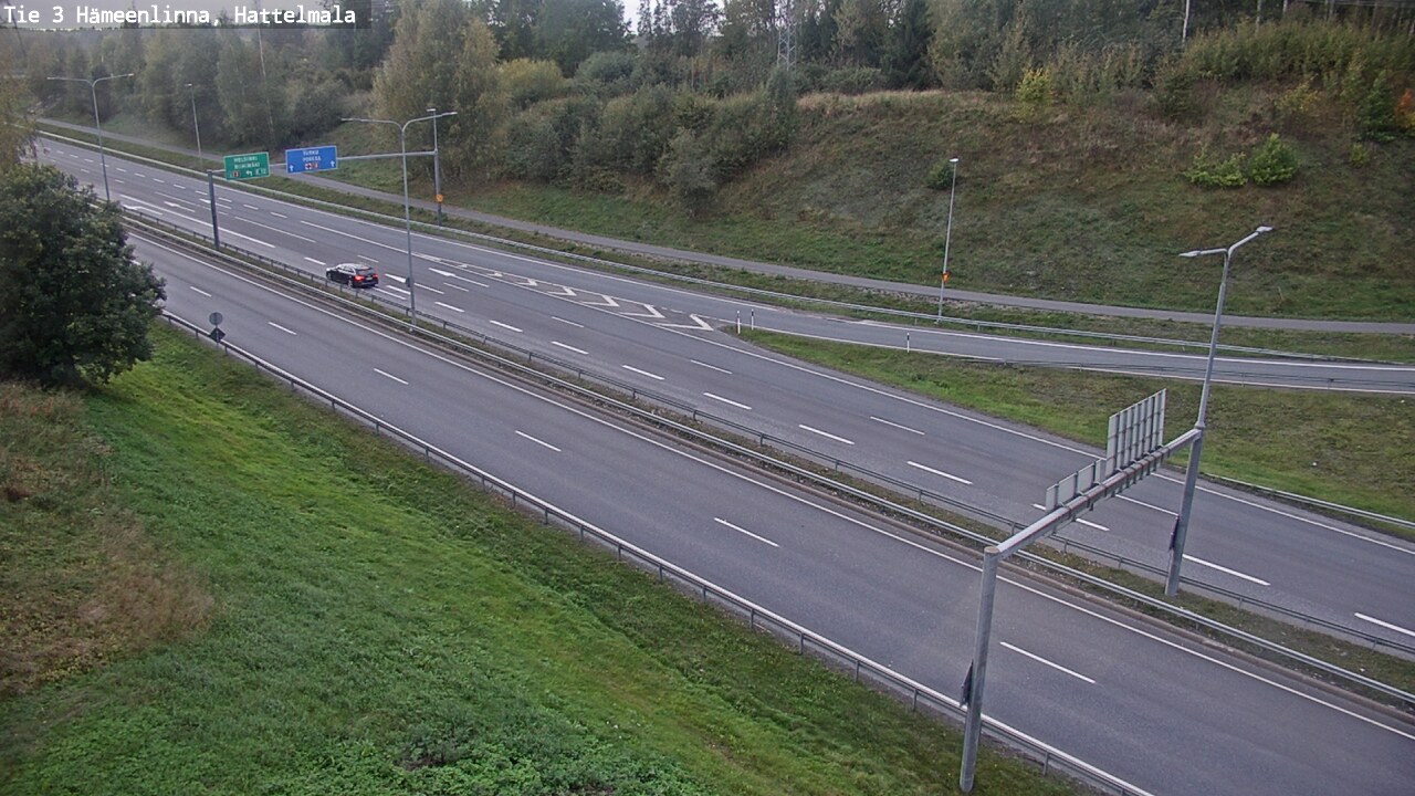 Weather Camera Image Road 3 Hämeenlinna, Hattelmala, Hämeenlinna, Kanta-Häme