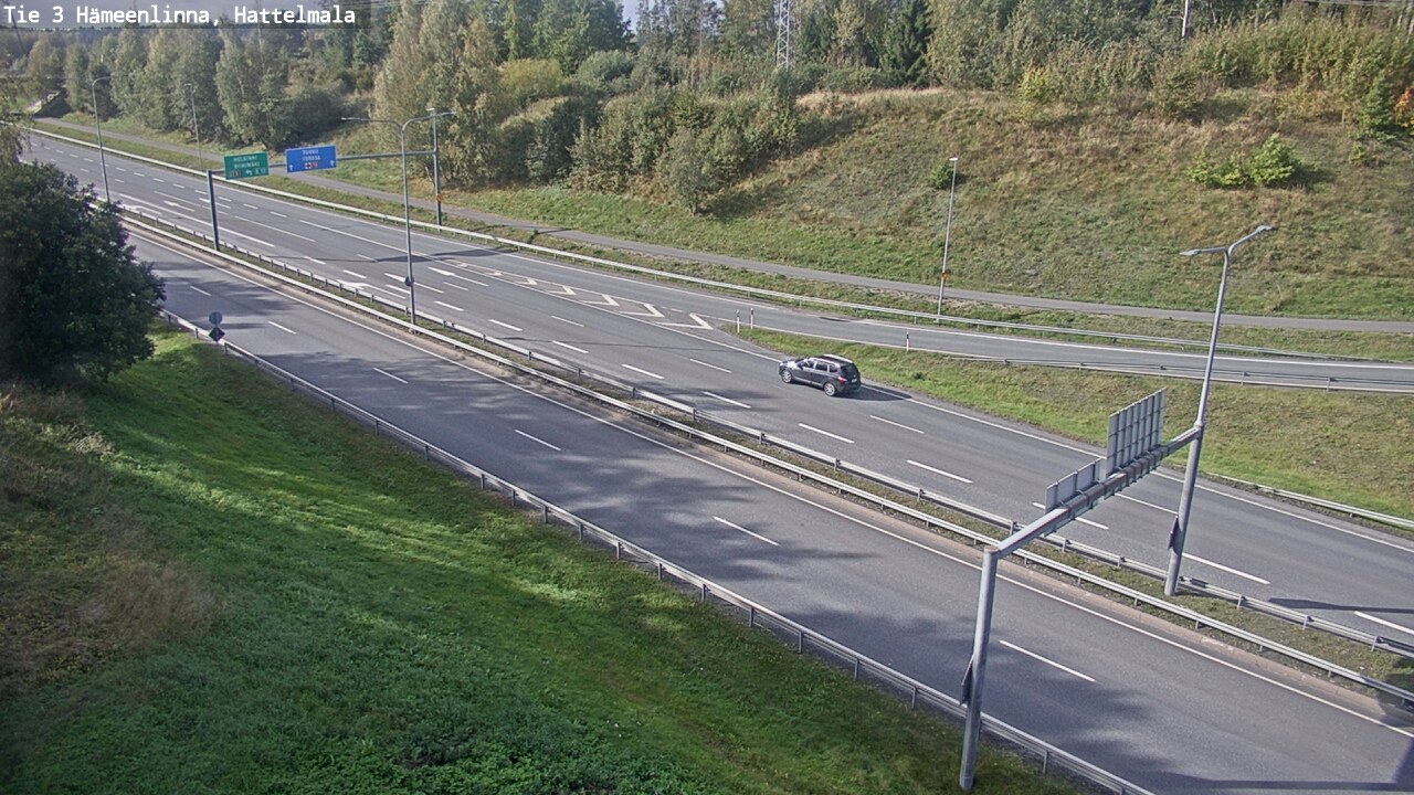 Weather Camera Image Road 3 Hämeenlinna, Hattelmala, Hämeenlinna, Kanta-Häme