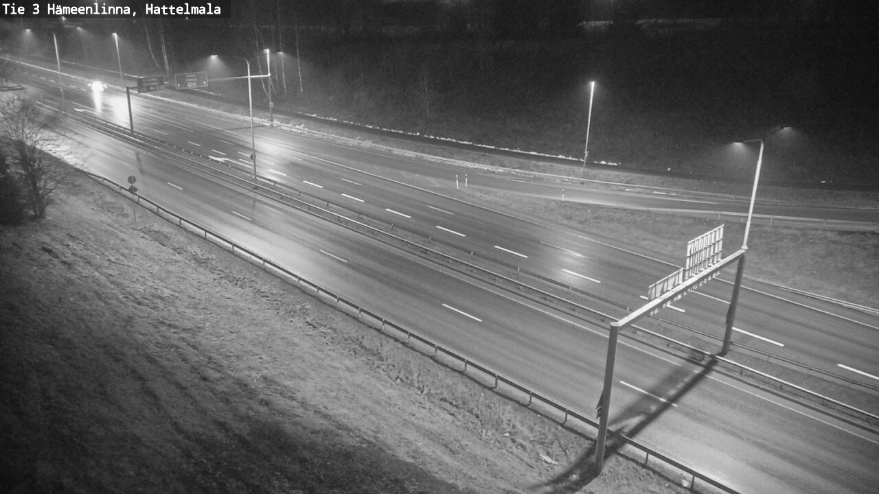 Weather Camera Image Road 3 Hämeenlinna, Hattelmala, Hämeenlinna, Kanta-Häme