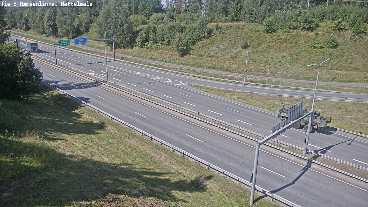 Kelikamerat Kuva Tie 3 Hämeenlinna, Hattelmala, Hämeenlinna, Kanta-Häme
