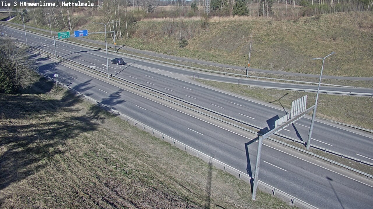 Kelikamerat Kuva Tie 3 Hämeenlinna, Hattelmala, Hämeenlinna, Kanta-Häme