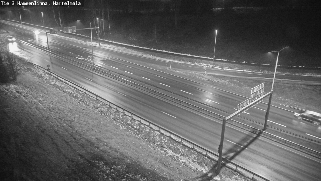 Weather Camera Image Väg 3 Tavastehus, Hattelmala, Hämeenlinna, Kanta-Häme