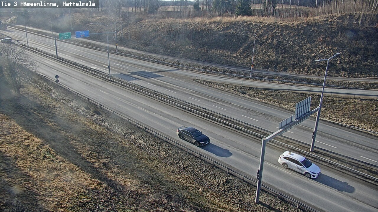 Weather Camera Image Väg 3 Tavastehus, Hattelmala, Hämeenlinna, Kanta-Häme