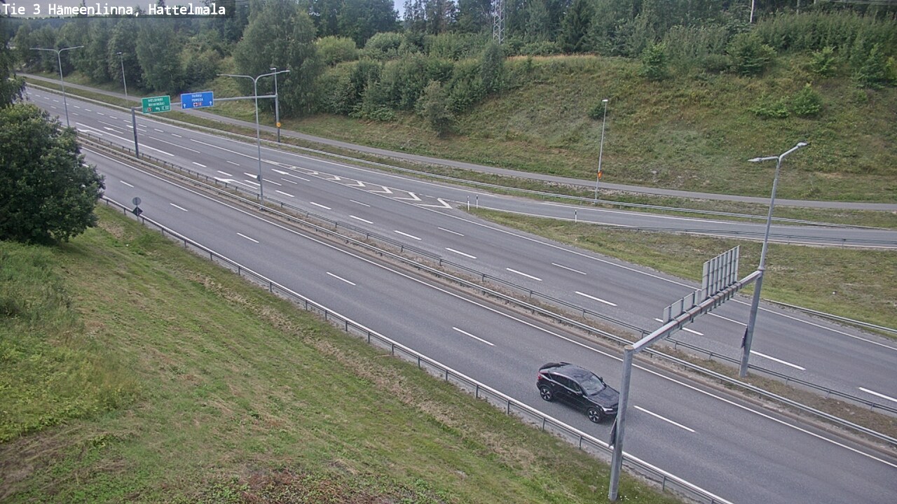 Weather Camera Image Väg 3 Tavastehus, Hattelmala, Hämeenlinna, Kanta-Häme