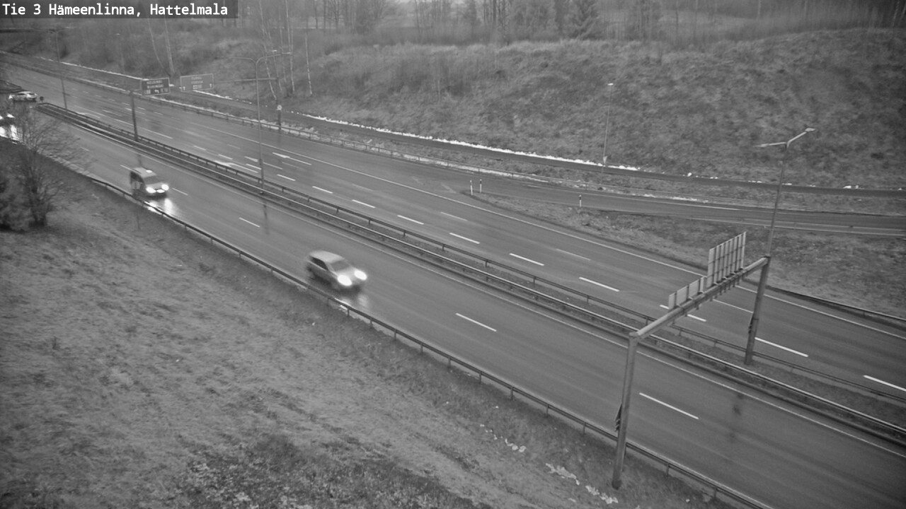 Weather Camera Image Road 3 Hämeenlinna, Hattelmala, Hämeenlinna, Kanta-Häme