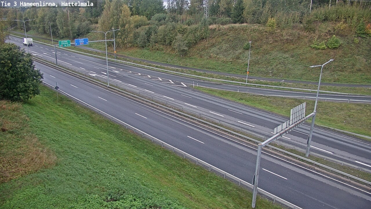Weather Camera Image Road 3 Hämeenlinna, Hattelmala, Hämeenlinna, Kanta-Häme