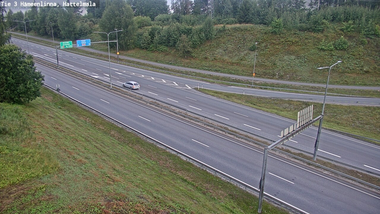 Weather Camera Image Road 3 Hämeenlinna, Hattelmala, Hämeenlinna, Kanta-Häme