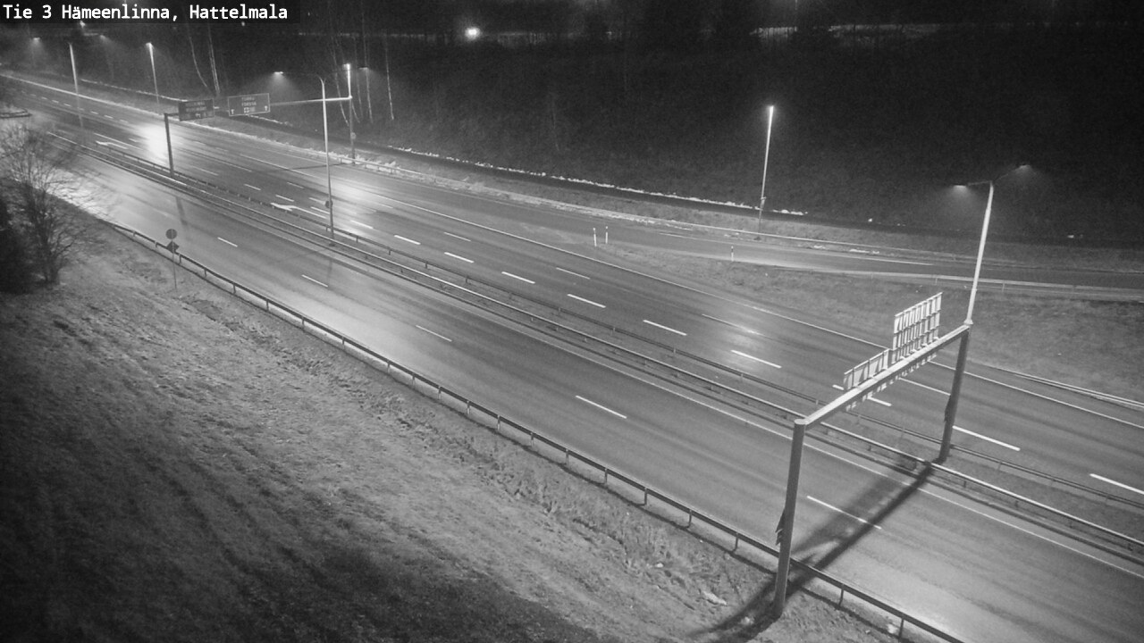 Weather Camera Image Road 3 Hämeenlinna, Hattelmala, Hämeenlinna, Kanta-Häme