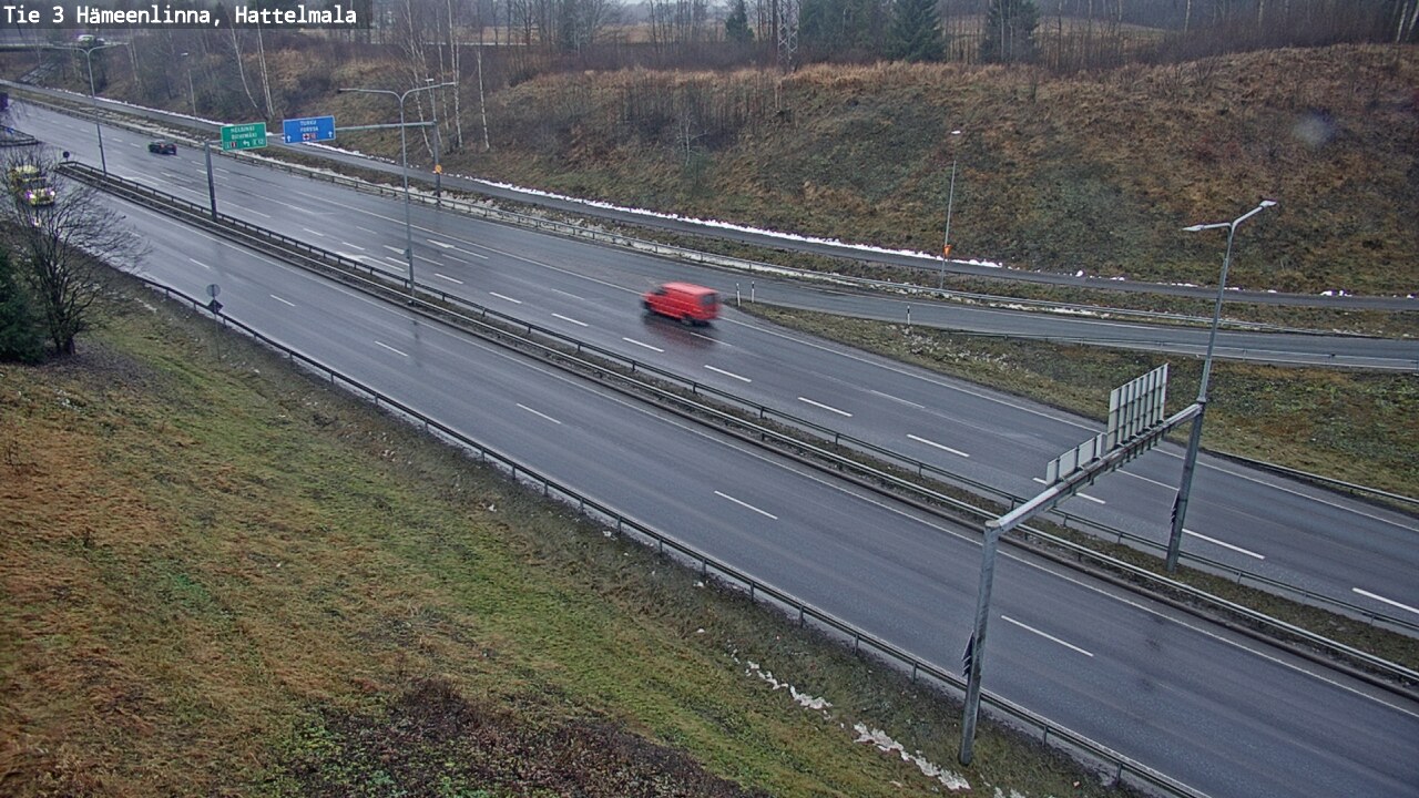 Weather Camera Image Road 3 Hämeenlinna, Hattelmala, Hämeenlinna, Kanta-Häme