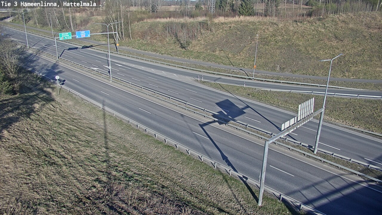 Weather Camera Image Väg 3 Tavastehus, Hattelmala, Hämeenlinna, Kanta-Häme