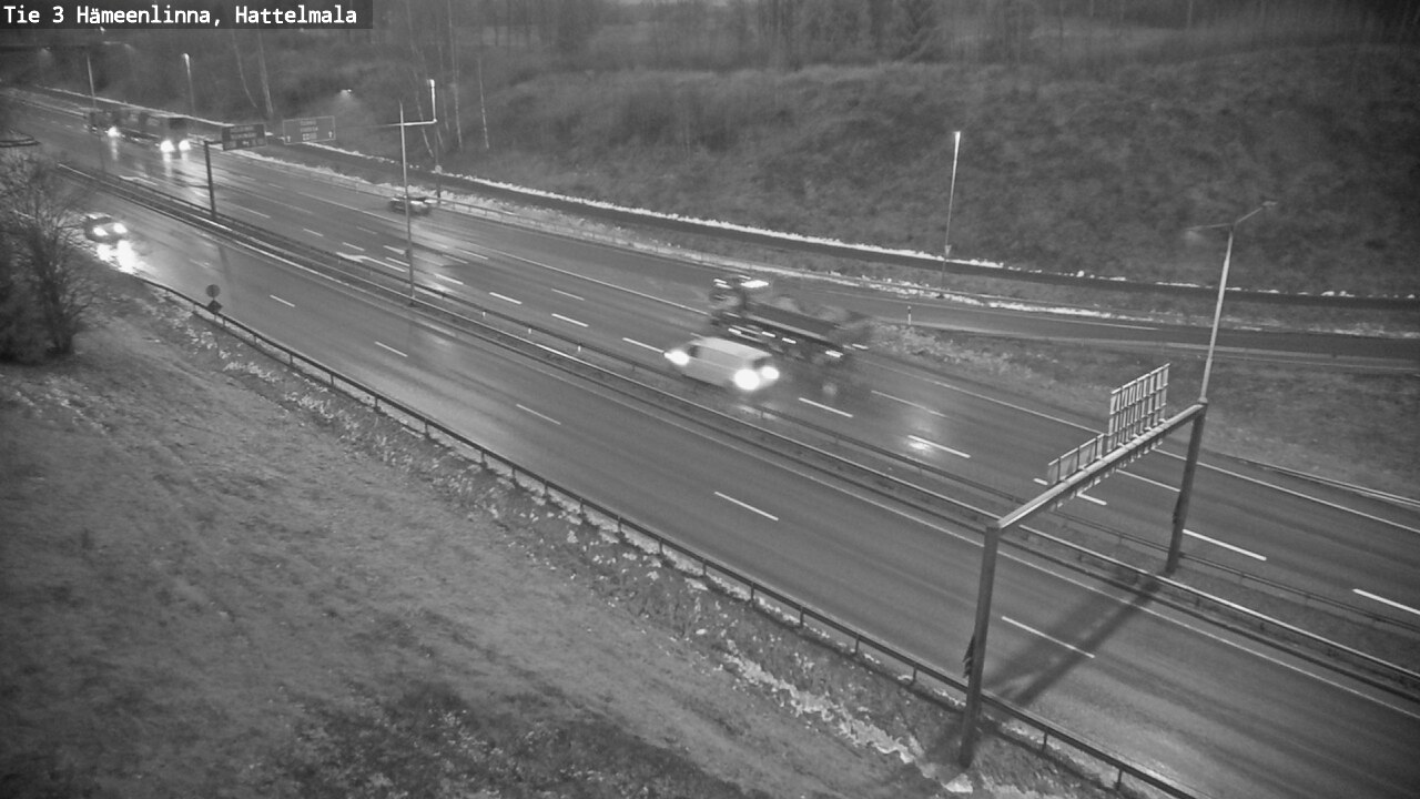 Weather Camera Image Väg 3 Tavastehus, Hattelmala, Hämeenlinna, Kanta-Häme