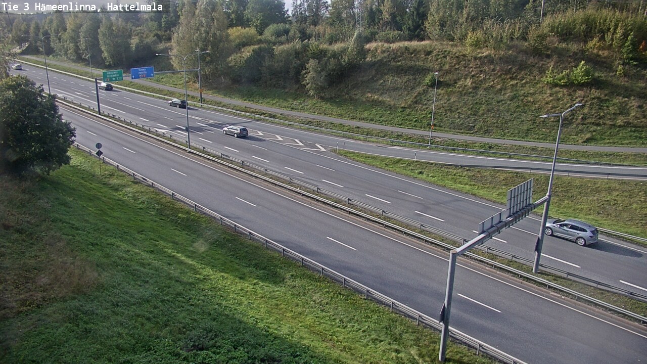 Weather Camera Image Road 3 Hämeenlinna, Hattelmala, Hämeenlinna, Kanta-Häme