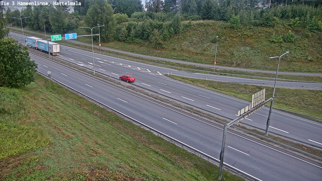 Weather Camera Image Road 3 Hämeenlinna, Hattelmala, Hämeenlinna, Kanta-Häme