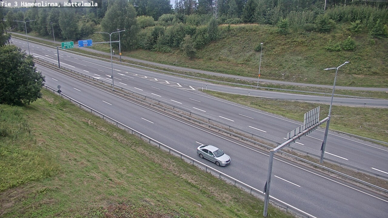 Weather Camera Image Road 3 Hämeenlinna, Hattelmala, Hämeenlinna, Kanta-Häme