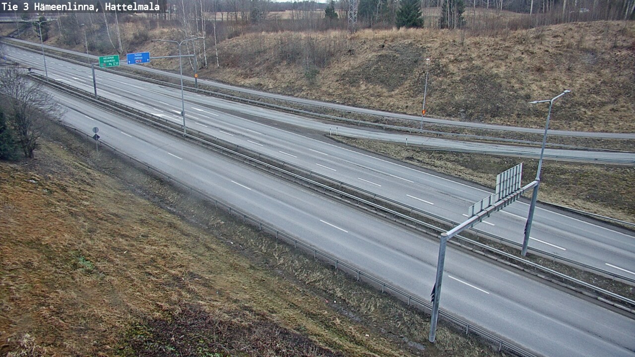 Kelikamerat Kuva Tie 3 Hämeenlinna, Hattelmala, Hämeenlinna, Kanta-Häme