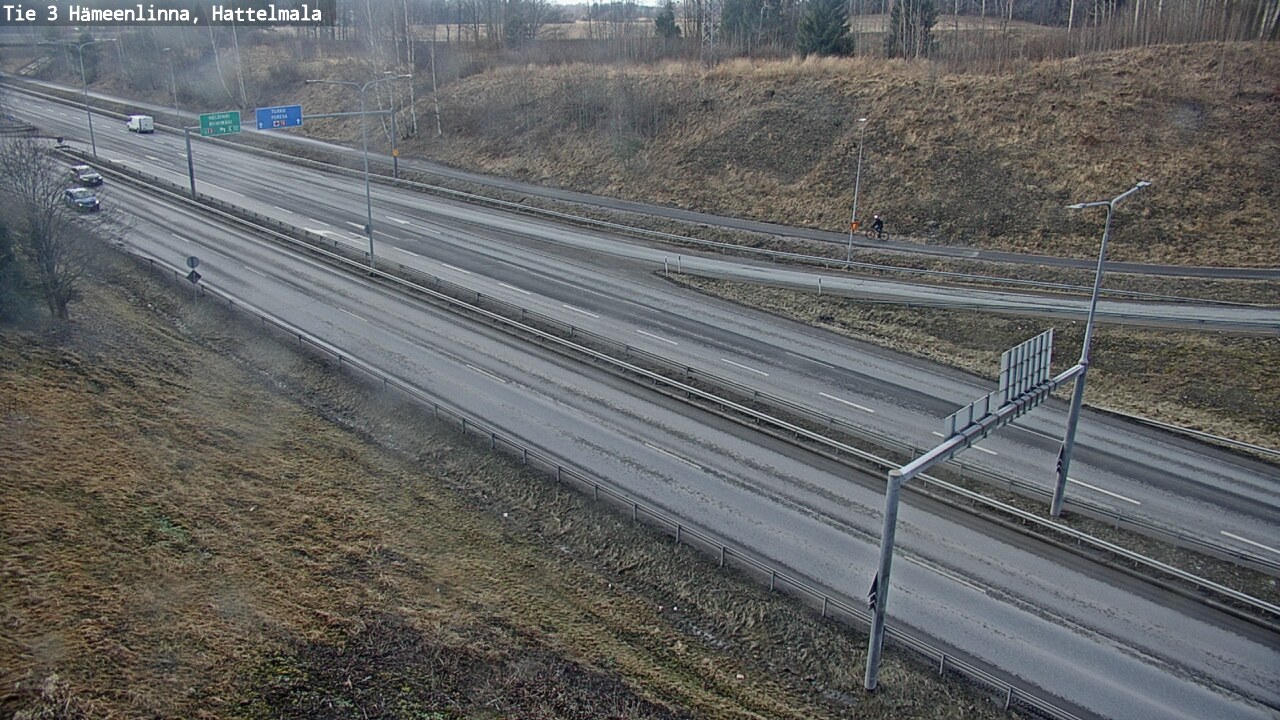 Weather Camera Image Väg 3 Tavastehus, Hattelmala, Hämeenlinna, Kanta-Häme