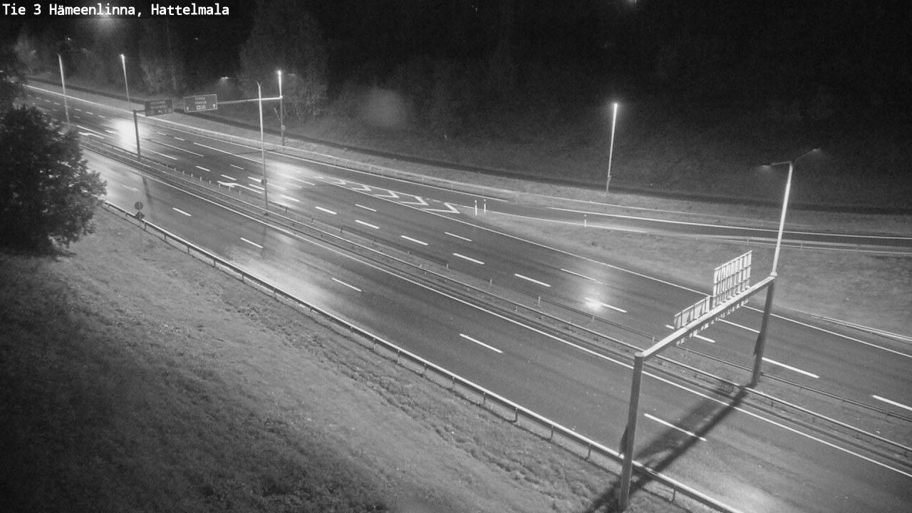 Weather Camera Image Road 3 Hämeenlinna, Hattelmala, Hämeenlinna, Kanta-Häme