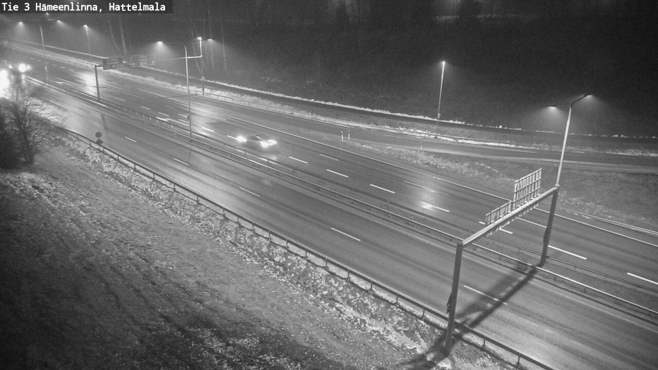 Weather Camera Image Väg 3 Tavastehus, Hattelmala, Hämeenlinna, Kanta-Häme