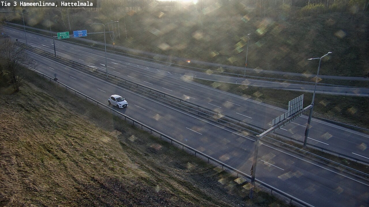 Weather Camera Image Road 3 Hämeenlinna, Hattelmala, Hämeenlinna, Kanta-Häme