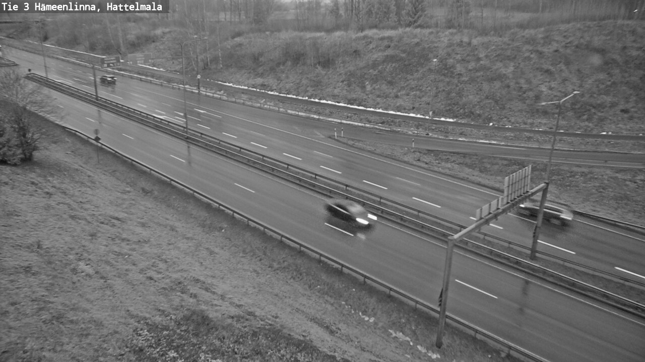 Weather Camera Image Road 3 Hämeenlinna, Hattelmala, Hämeenlinna, Kanta-Häme