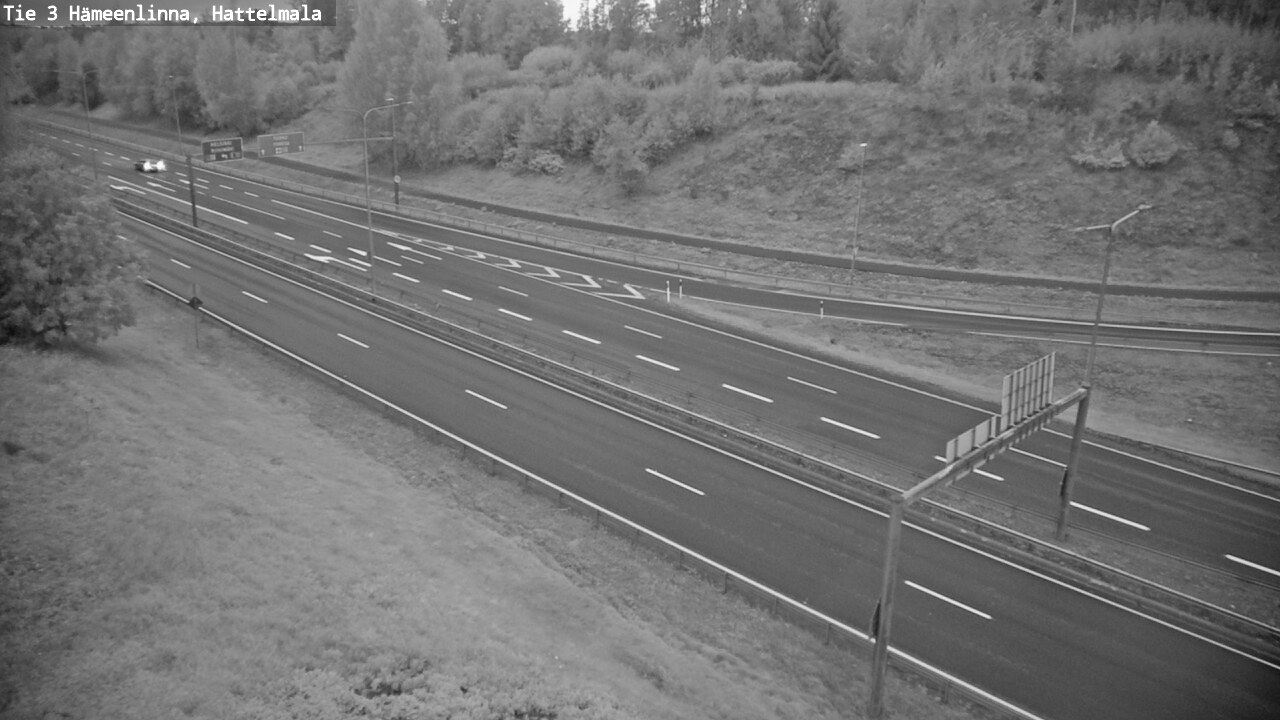 Weather Camera Image Road 3 Hämeenlinna, Hattelmala, Hämeenlinna, Kanta-Häme