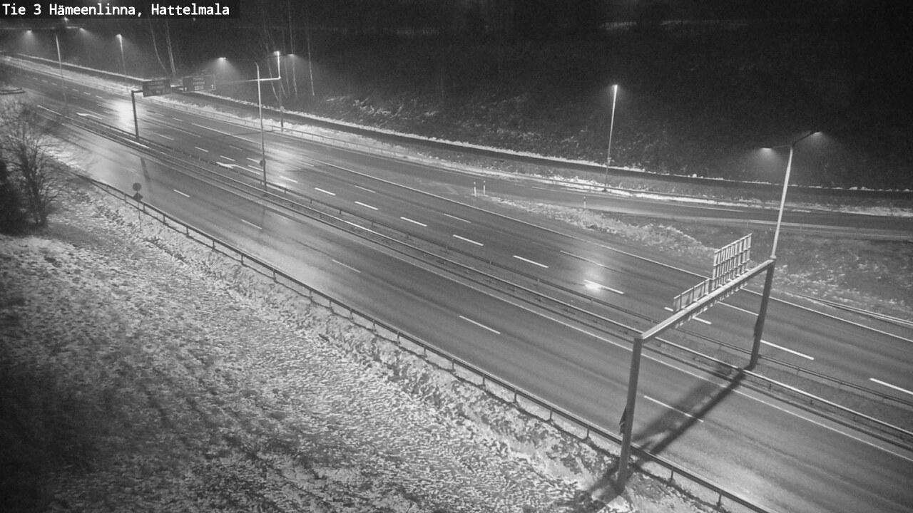Weather Camera Image Väg 3 Tavastehus, Hattelmala, Hämeenlinna, Kanta-Häme