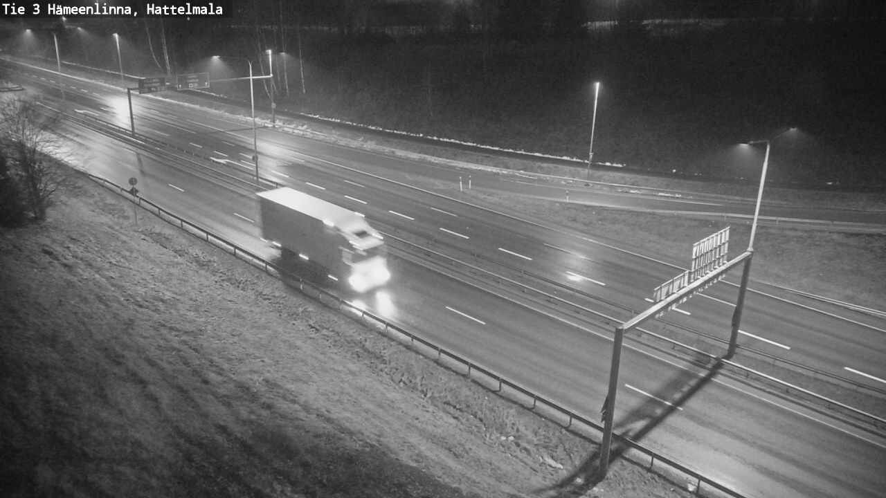 Weather Camera Image Road 3 Hämeenlinna, Hattelmala, Hämeenlinna, Kanta-Häme