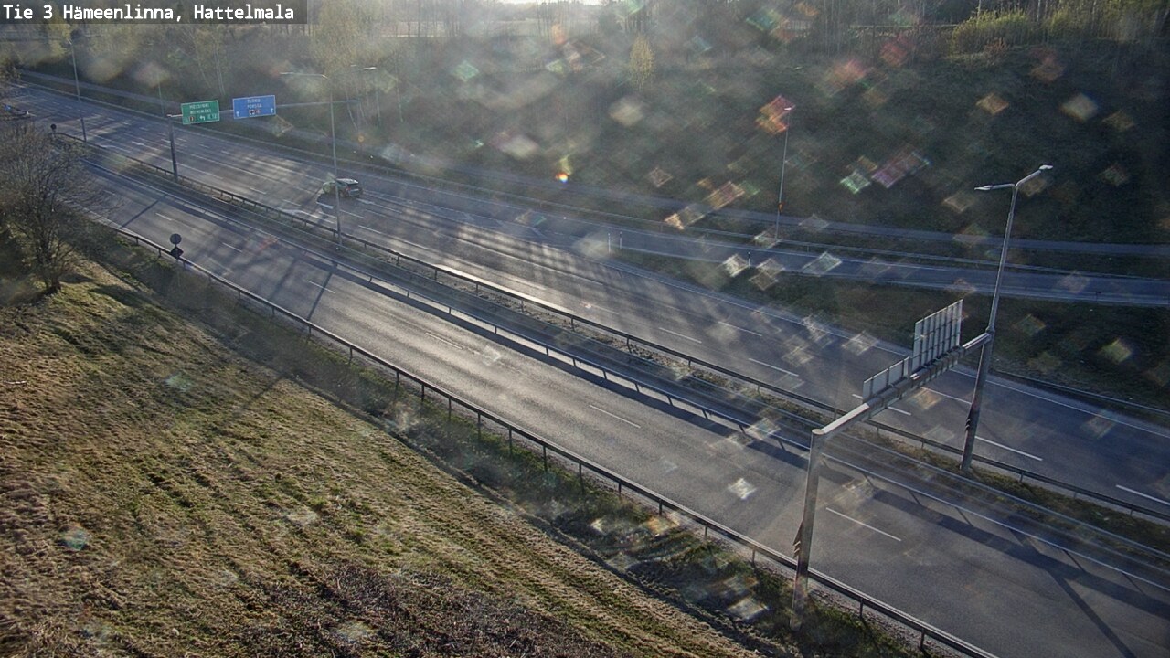 Weather Camera Image Road 3 Hämeenlinna, Hattelmala, Hämeenlinna, Kanta-Häme