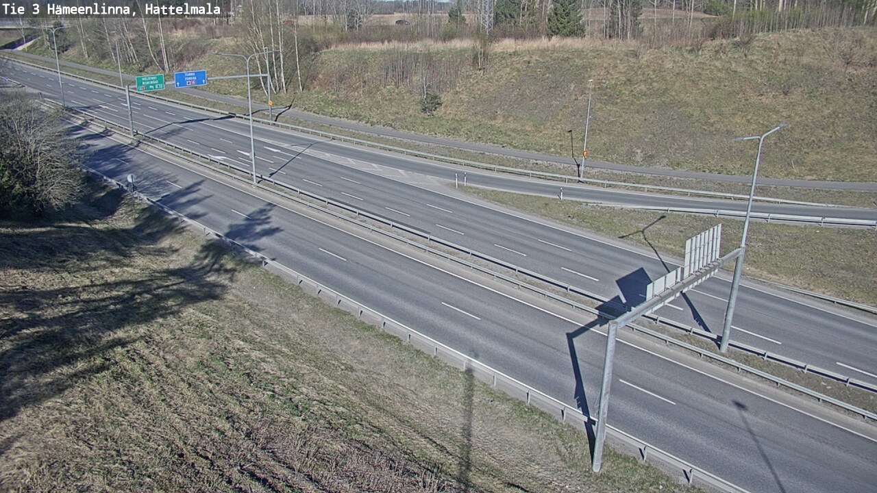 Kelikamerat Kuva Tie 3 Hämeenlinna, Hattelmala, Hämeenlinna, Kanta-Häme
