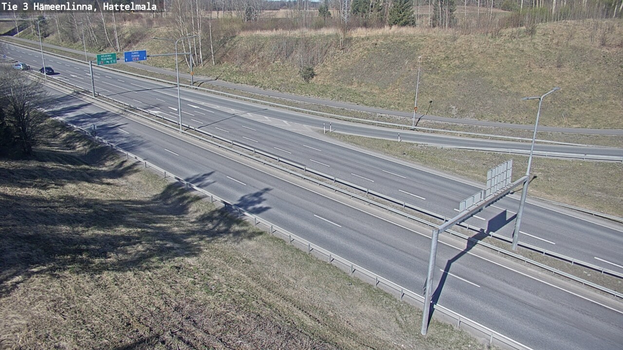 Weather Camera Image Road 3 Hämeenlinna, Hattelmala, Hämeenlinna, Kanta-Häme