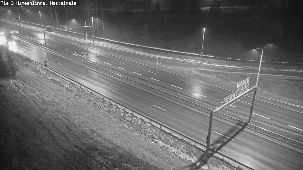 Weather Camera Image Väg 3 Tavastehus, Hattelmala, Hämeenlinna, Kanta-Häme