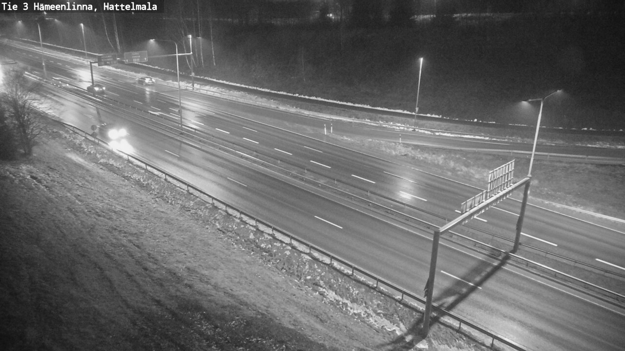 Weather Camera Image Väg 3 Tavastehus, Hattelmala, Hämeenlinna, Kanta-Häme