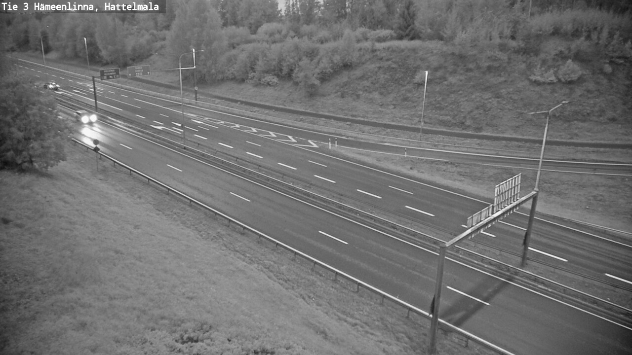 Weather Camera Image Road 3 Hämeenlinna, Hattelmala, Hämeenlinna, Kanta-Häme