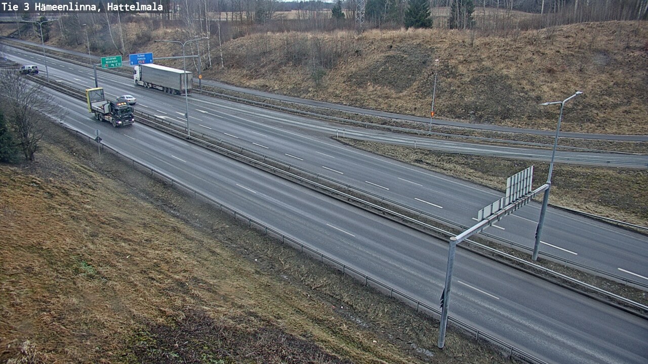 Weather Camera Image Väg 3 Tavastehus, Hattelmala, Hämeenlinna, Kanta-Häme