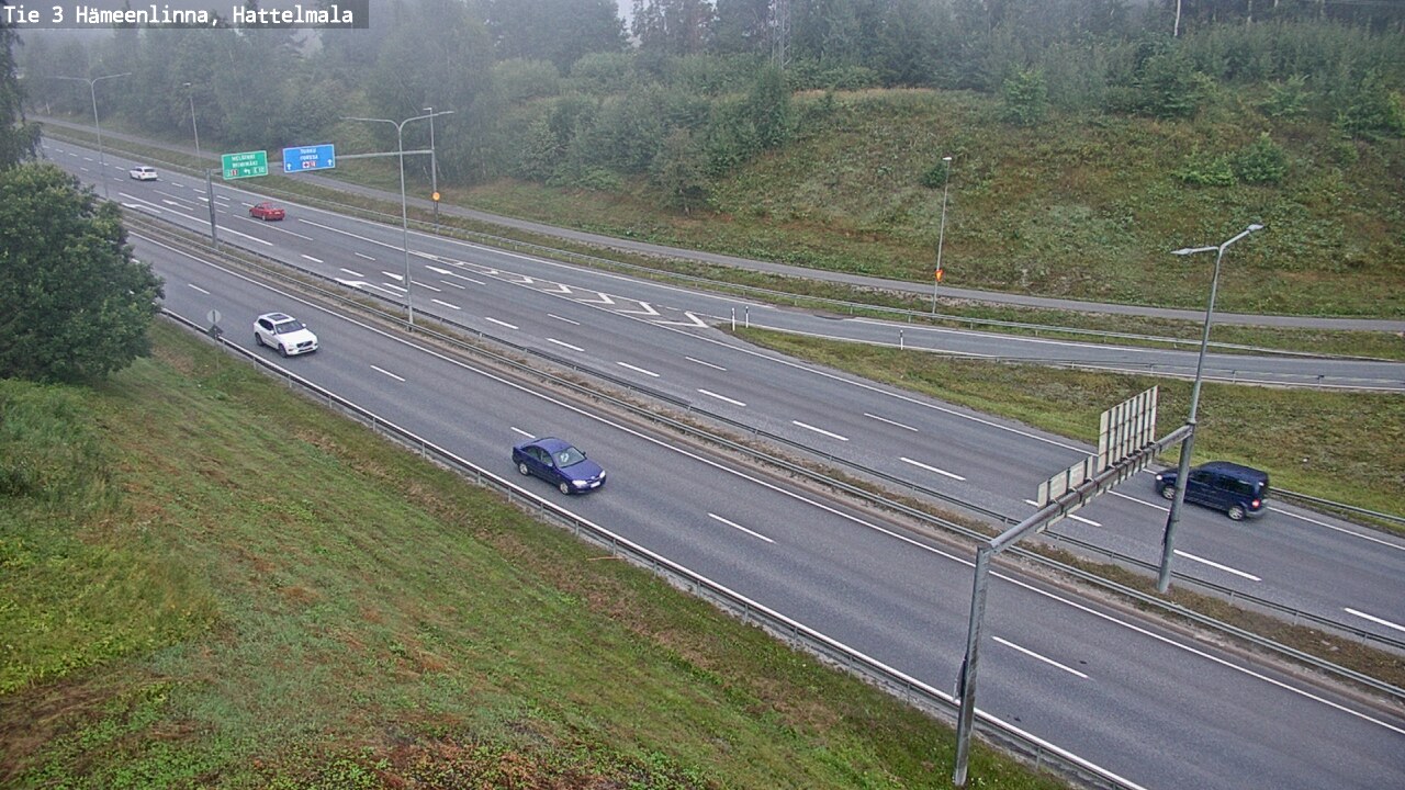 Weather Camera Image Road 3 Hämeenlinna, Hattelmala, Hämeenlinna, Kanta-Häme