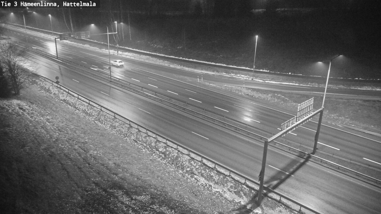 Weather Camera Image Väg 3 Tavastehus, Hattelmala, Hämeenlinna, Kanta-Häme