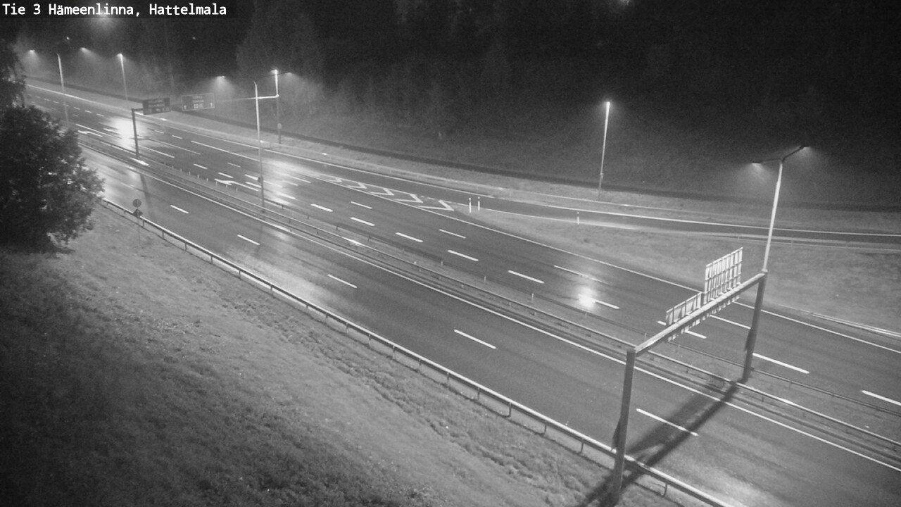 Weather Camera Image Road 3 Hämeenlinna, Hattelmala, Hämeenlinna, Kanta-Häme