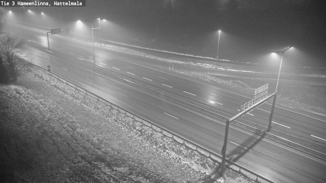 Weather Camera Image Väg 3 Tavastehus, Hattelmala, Hämeenlinna, Kanta-Häme