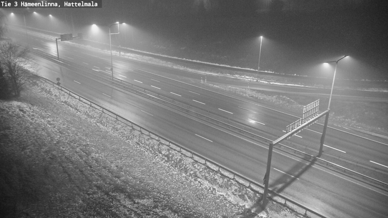 Weather Camera Image Väg 3 Tavastehus, Hattelmala, Hämeenlinna, Kanta-Häme