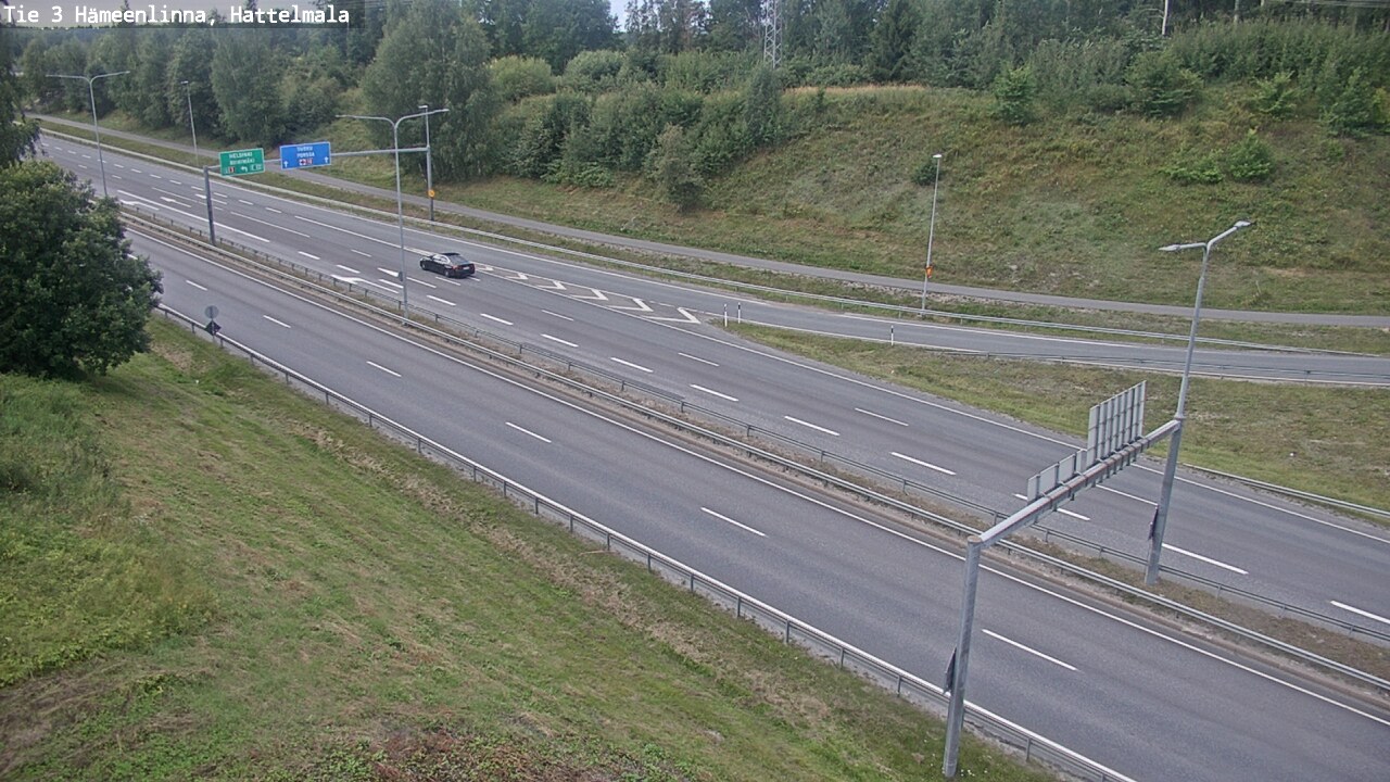 Weather Camera Image Väg 3 Tavastehus, Hattelmala, Hämeenlinna, Kanta-Häme
