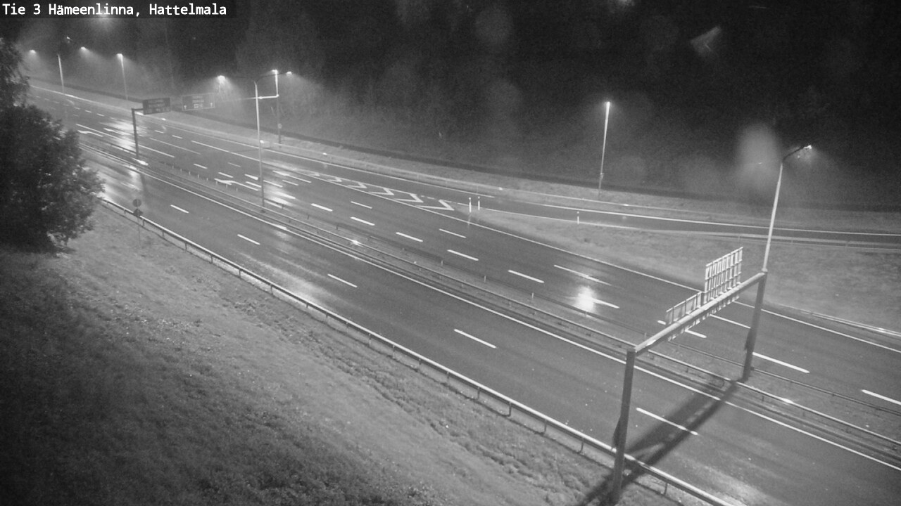 Weather Camera Image Road 3 Hämeenlinna, Hattelmala, Hämeenlinna, Kanta-Häme