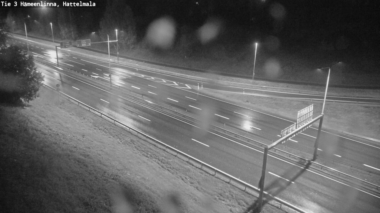 Weather Camera Image Road 3 Hämeenlinna, Hattelmala, Hämeenlinna, Kanta-Häme