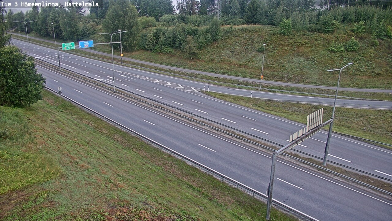 Weather Camera Image Road 3 Hämeenlinna, Hattelmala, Hämeenlinna, Kanta-Häme