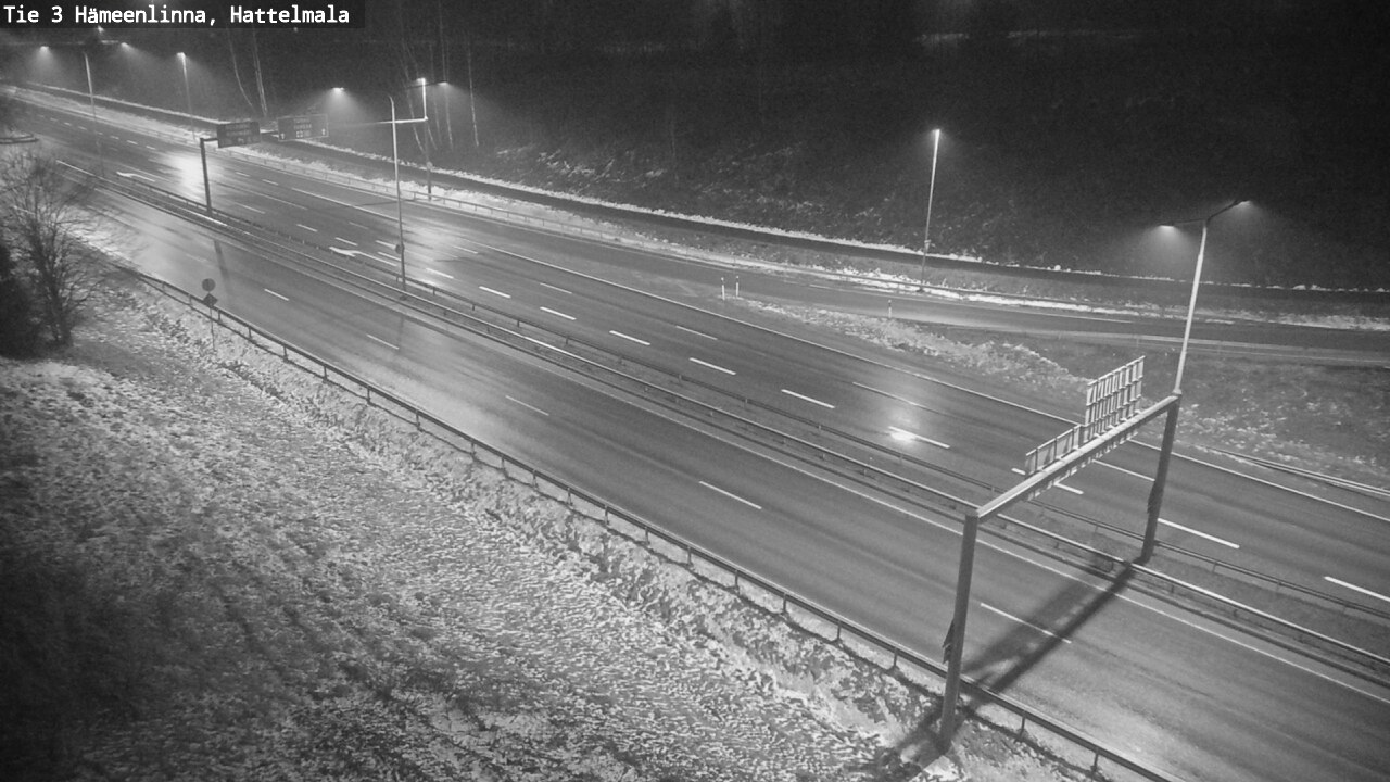 Weather Camera Image Väg 3 Tavastehus, Hattelmala, Hämeenlinna, Kanta-Häme