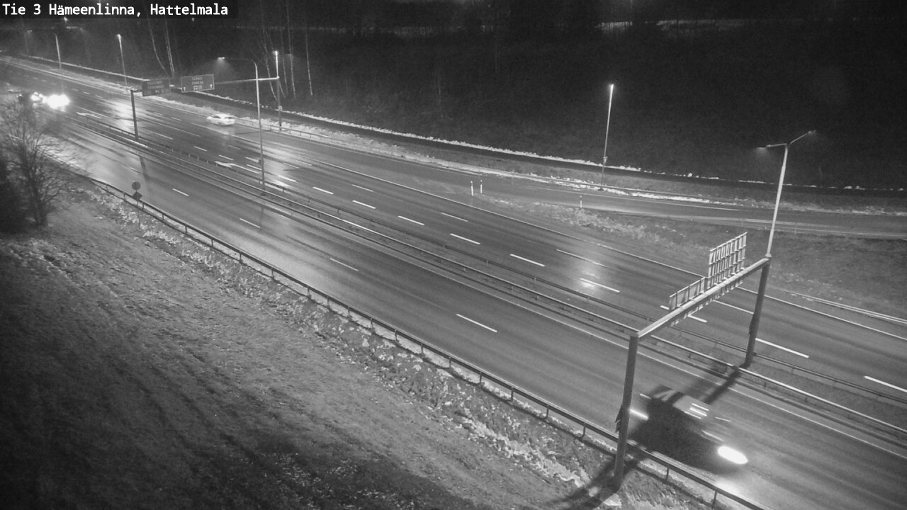Weather Camera Image Väg 3 Tavastehus, Hattelmala, Hämeenlinna, Kanta-Häme